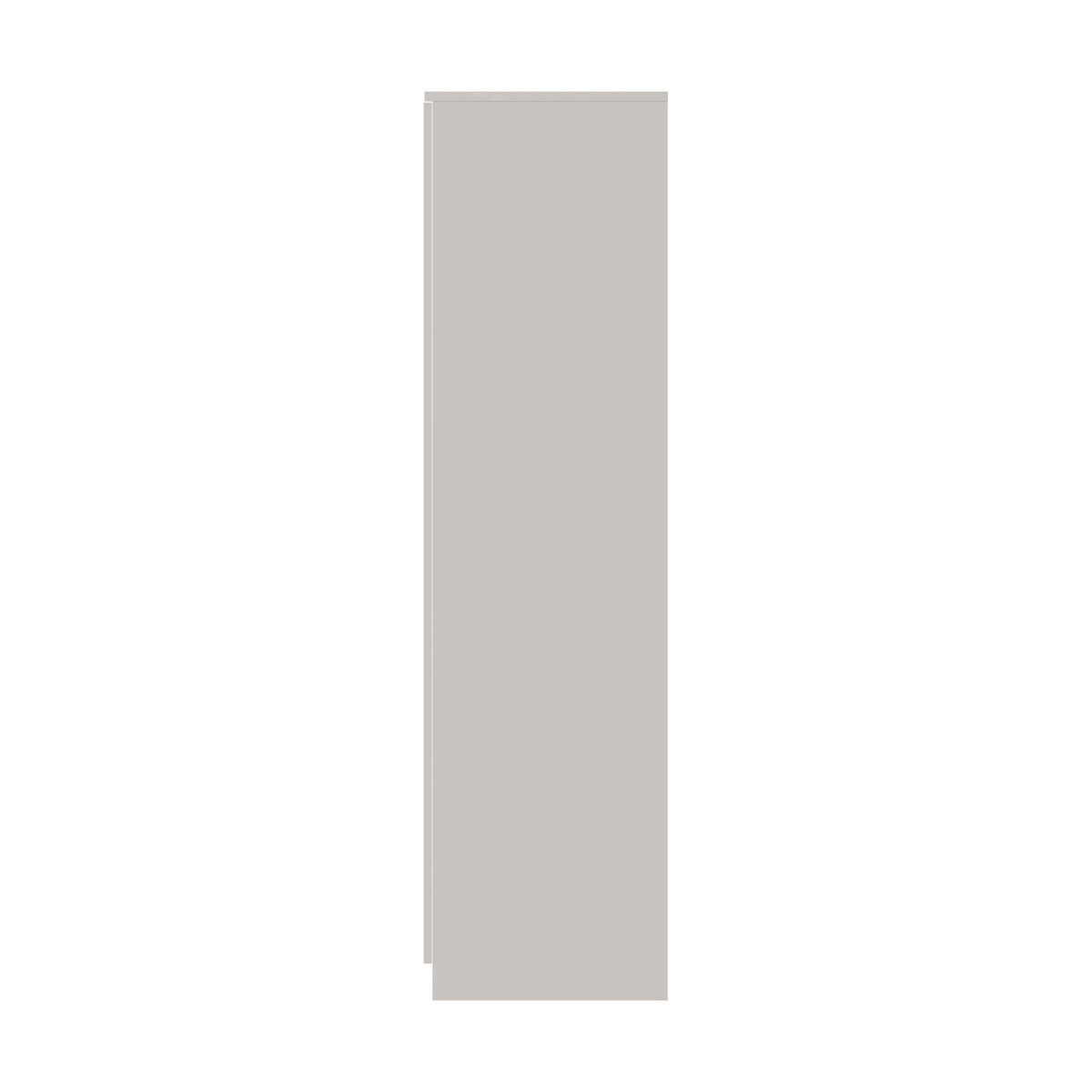 Veloce 2 Door Double Wardrobe - White Gloss, Quick Click Assembly
