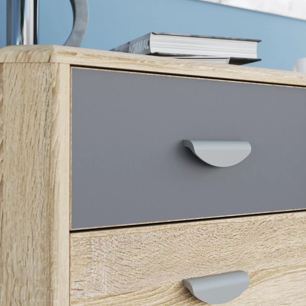 Yoop Dressing Table Study Desk Sonoma Oak Matt Finish