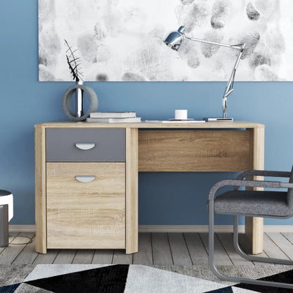Yoop Dressing Table Study Desk Sonoma Oak Matt Finish