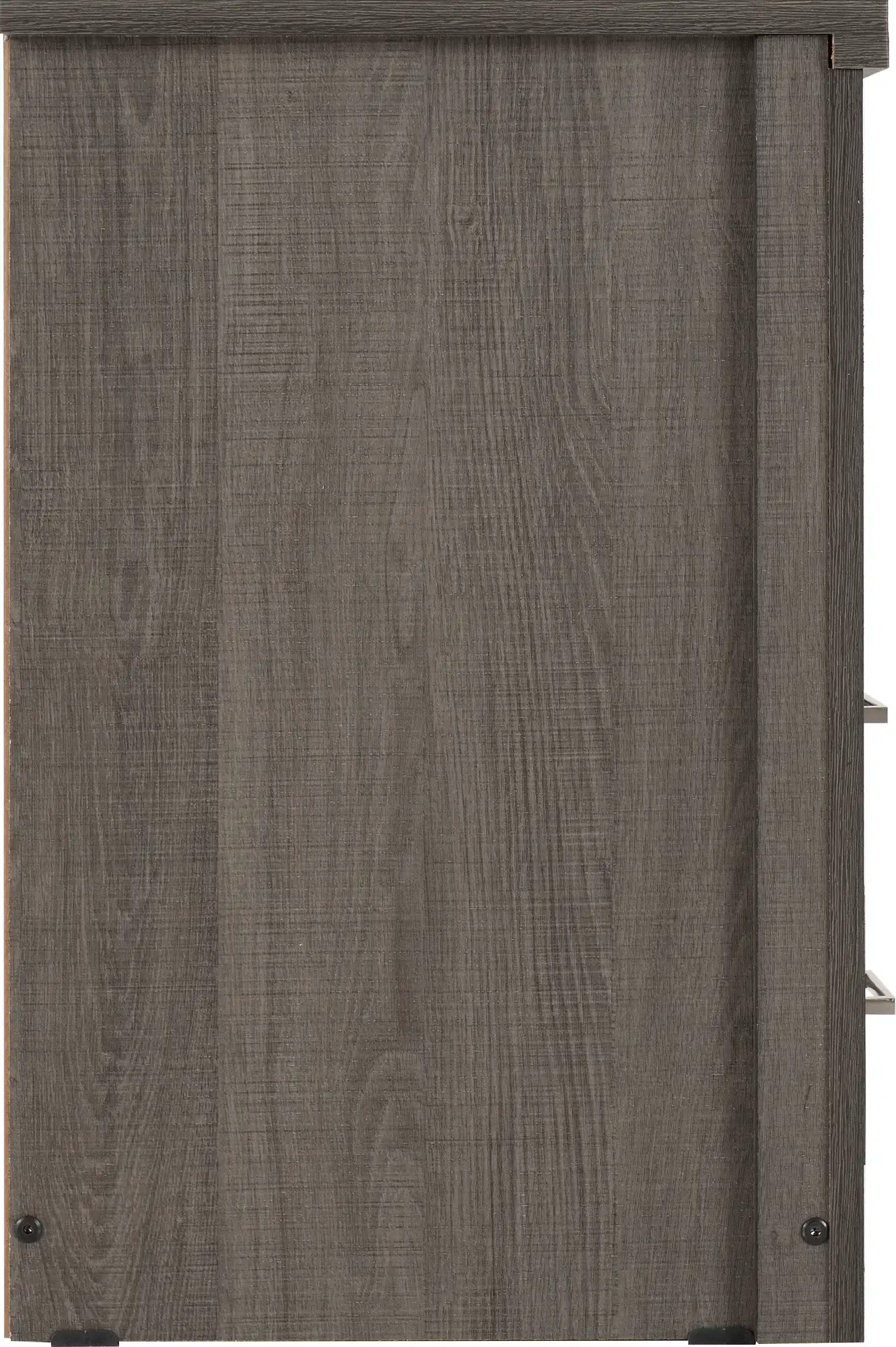 Lisbon 2 Drawer Bedside Black Wood Grain 2020  04