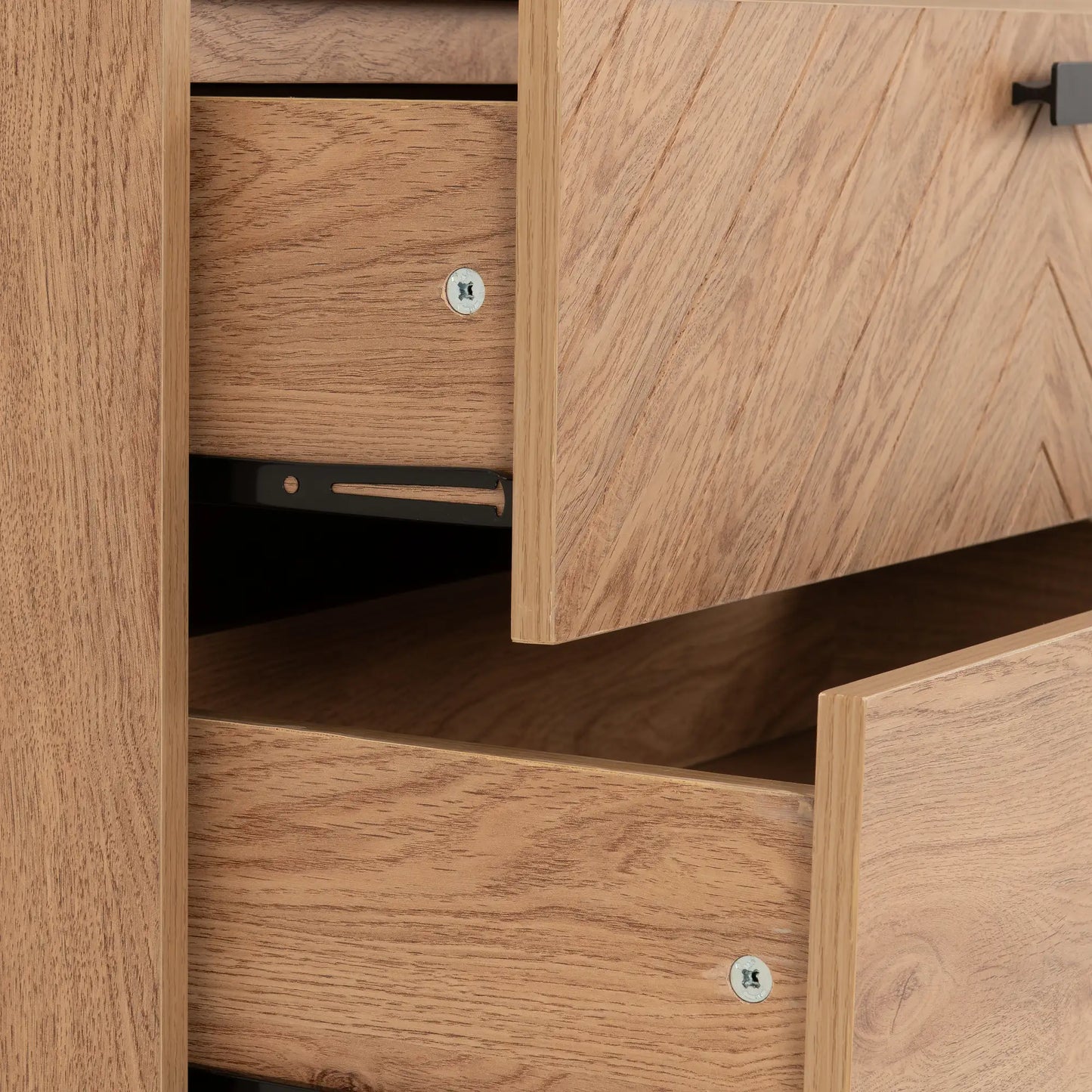 Leon 3 Drawer Chest   Medium Oak Effect 2023  06