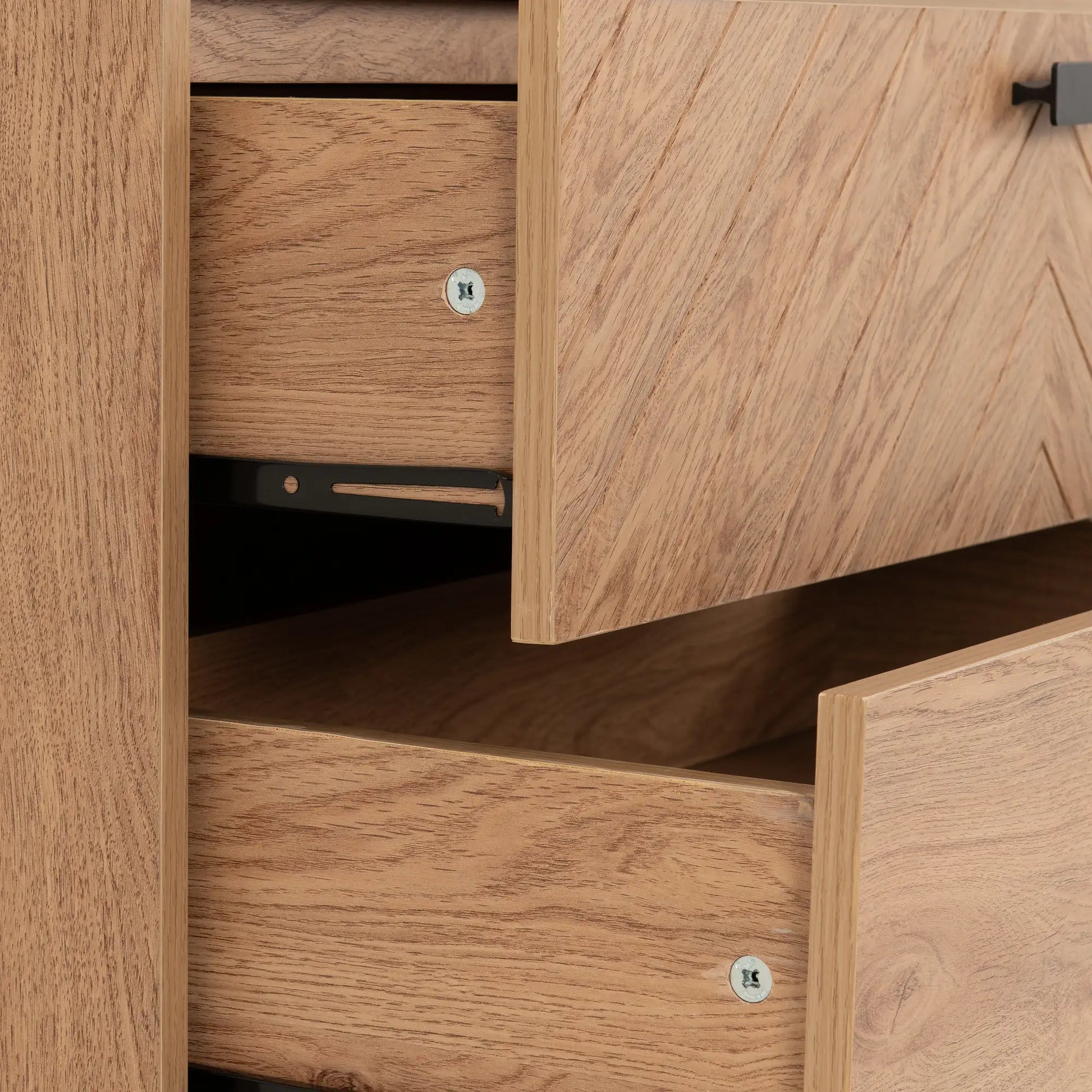 Leon 3 Drawer Chest   Medium Oak Effect 2023  06