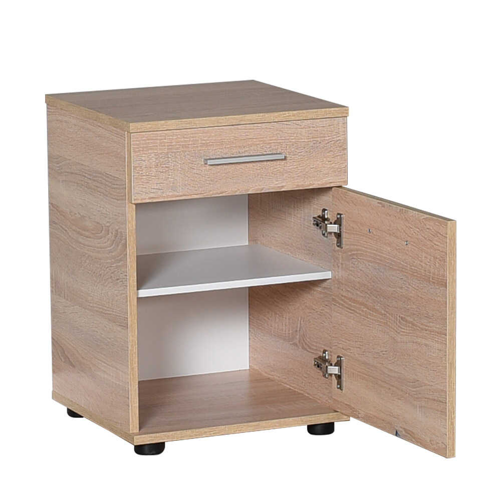 Adore Modern Bedside - Sonoma Oak