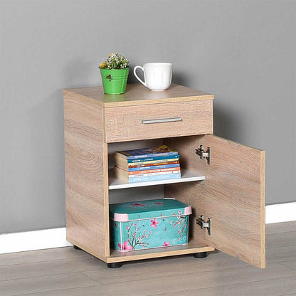 Adore Modern Bedside - Sonoma Oak