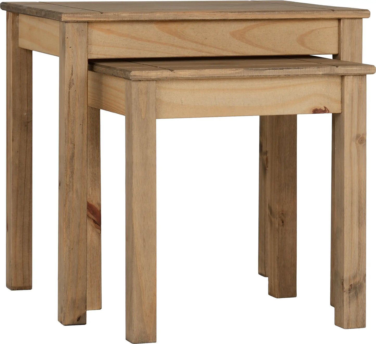 Panama Nest Of 2 Tables Natural Wax 2019 02