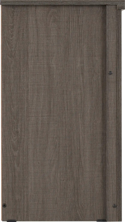 Lisbon 3 Drawer Chest Black Wood Grain 2020  04