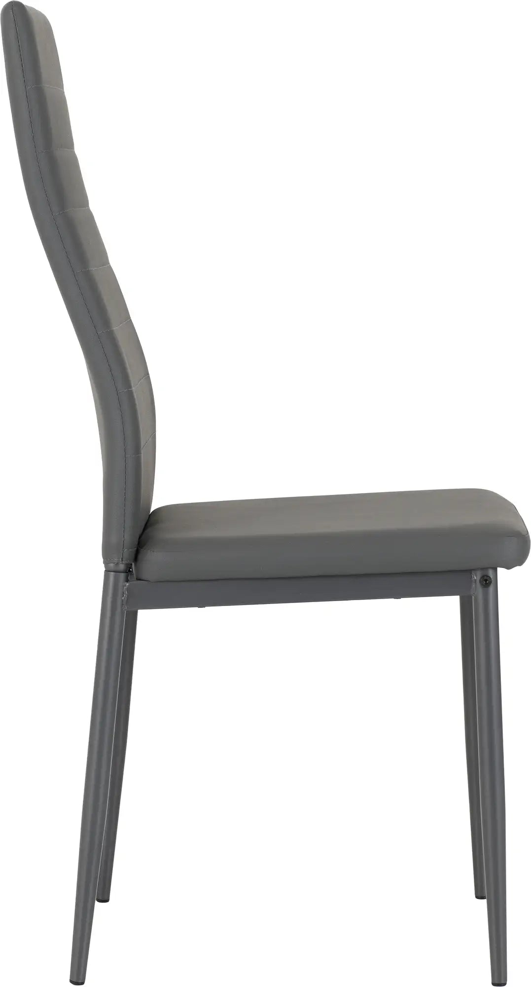 Abbey Small Dining Set Clear Glassgreygrey Pu 2020  07