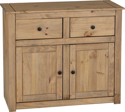 Panama 2 Door 2 Drawer Sideboard Natural Wax 2019 01