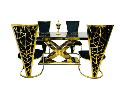 Vienna & Gold Dining Chair