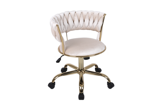 Camelia Gold Office Chair