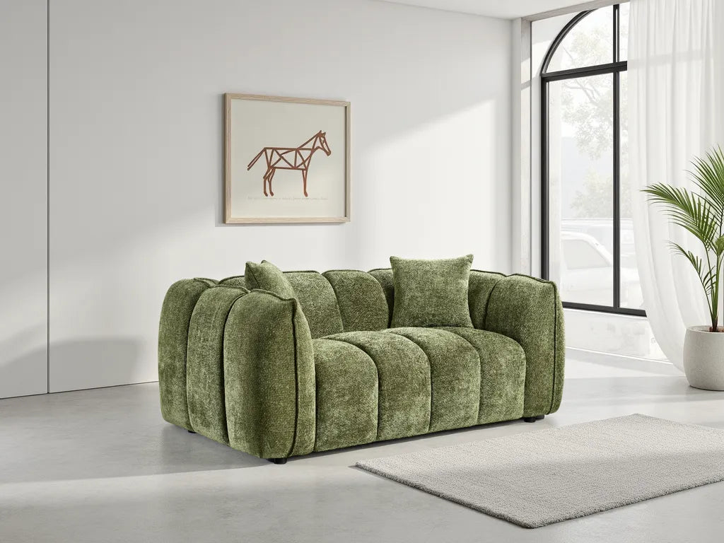 Venice Sofa Range – Olive (3 Seater, 2 Seater, Armchiar)