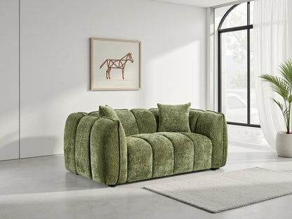 Venice Sofa Range – Olive (3 Seater, 2 Seater, Armchiar)