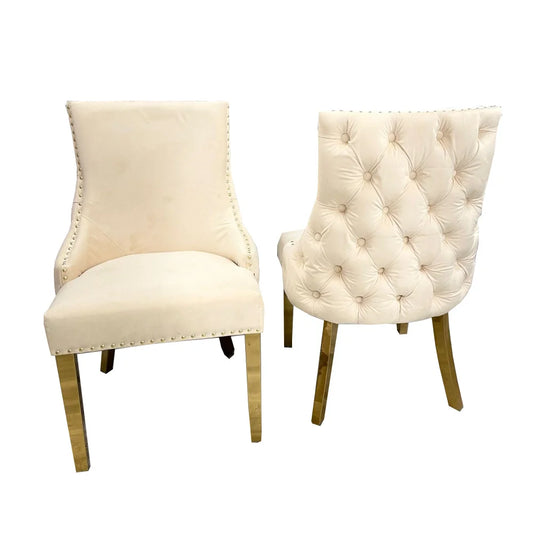 Kensington Velvet Dining Chair – (Set of 2)