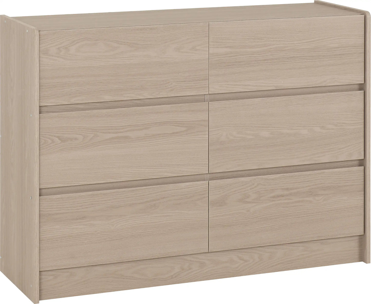 Paris 6 Drawer Chest   Smoked Ash Effect 2024  01