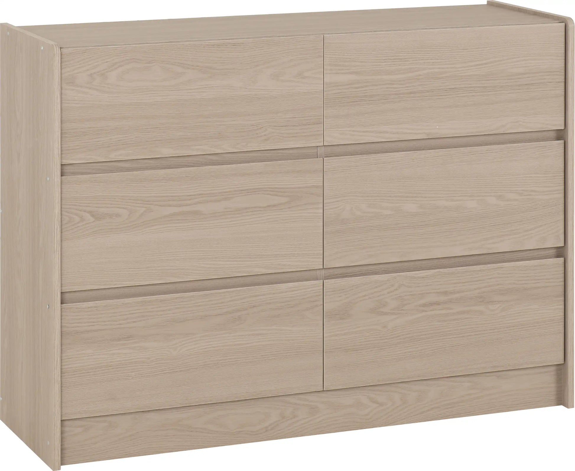 Paris 6 Drawer Chest   Smoked Ash Effect 2024  01