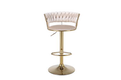 Camelia Gold Bar Stool