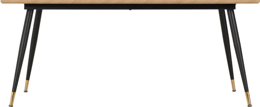 Hamilton Large Dining Table   Medium Oak Effectblack 2024  02