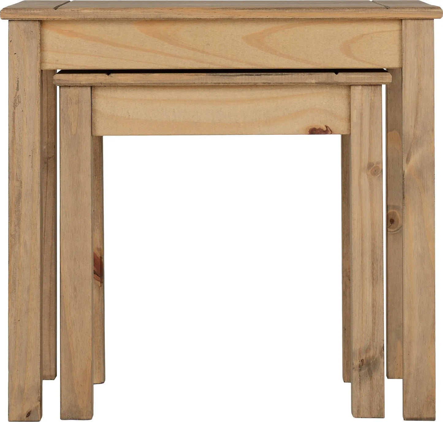 Panama Nest Of 2 Tables Natural Wax 2019 03