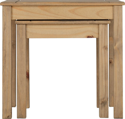 Panama Nest Of 2 Tables Natural Wax 2019 03