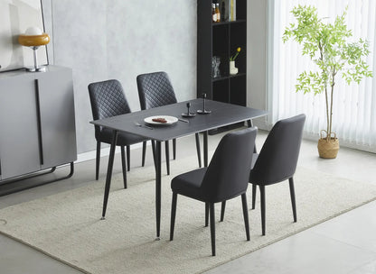 Oxford Ceramic Dining Table 1.2m & 4 Chairs