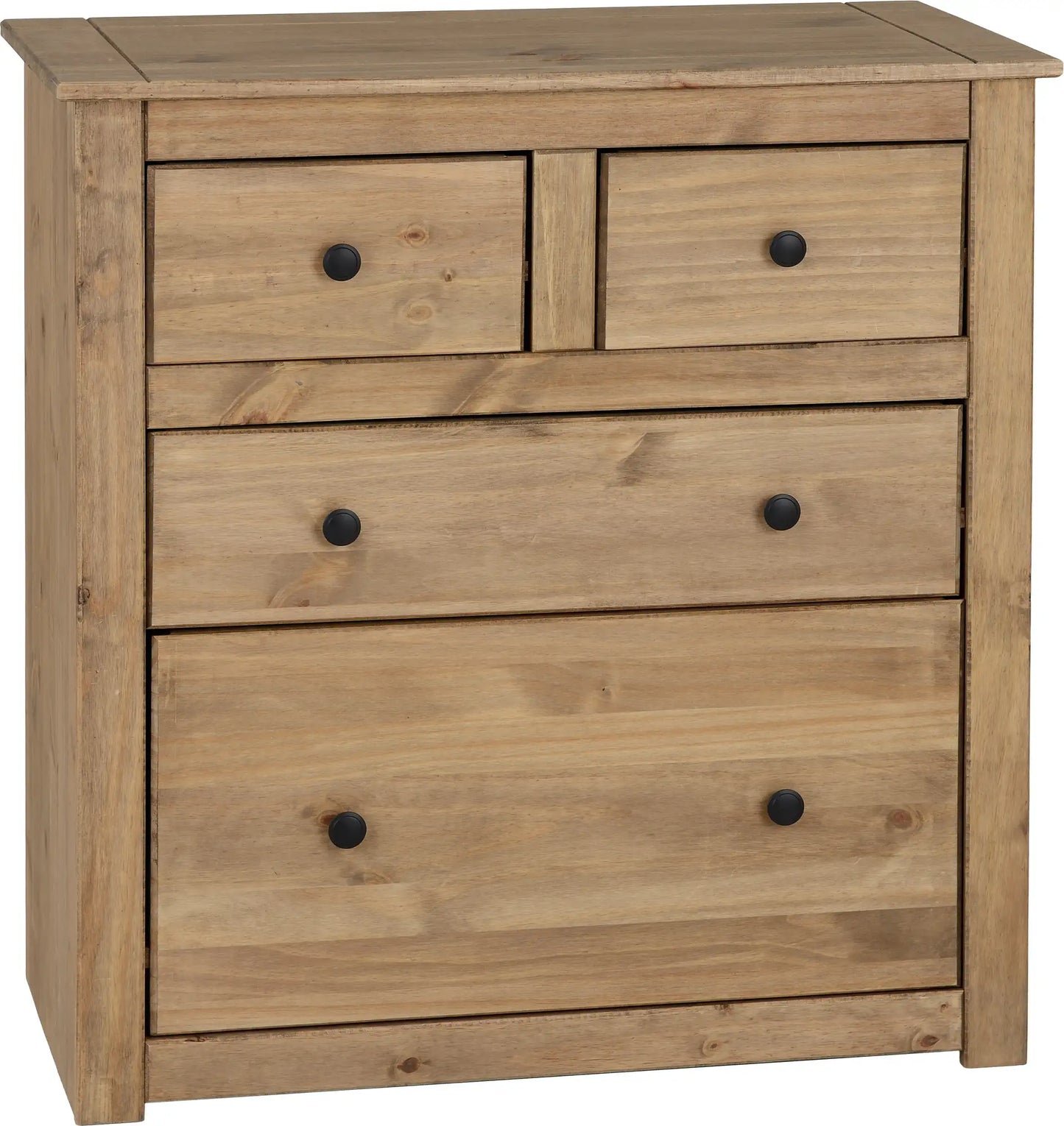 Panama 2+2 Drawer Chest Natural Wax 2019 01