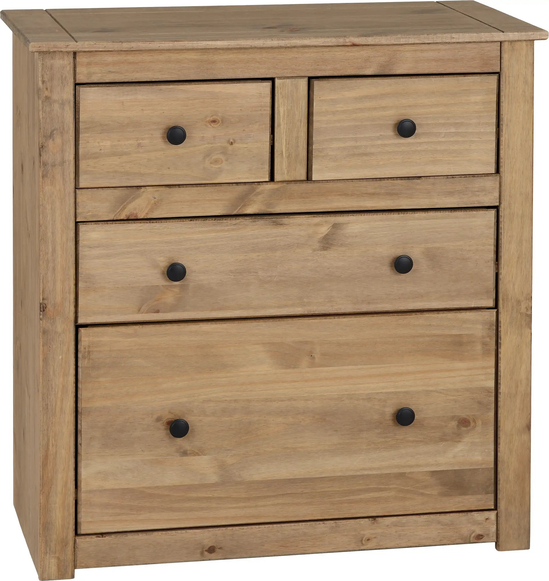 Panama 2+2 Drawer Chest Natural Wax 2019 01