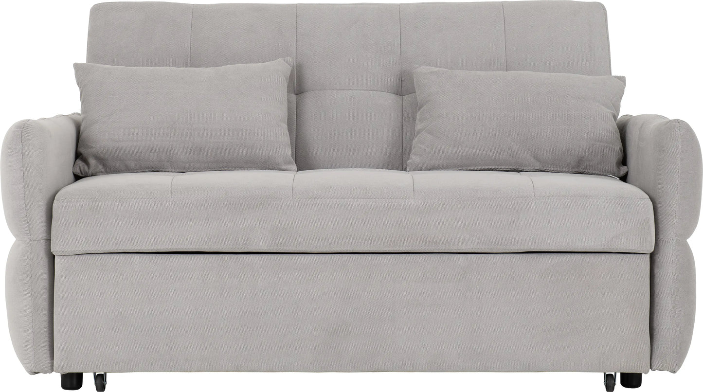 Chelsea Sofa Bed   Silver Grey Fabric 2023  05