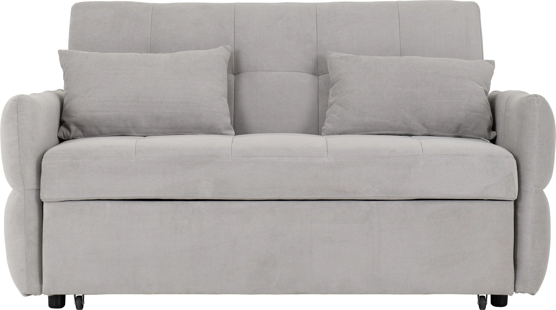 Chelsea Sofa Bed   Silver Grey Fabric 2023  05