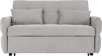 Chelsea Sofa Bed   Silver Grey Fabric 2023  05