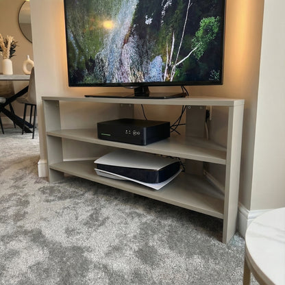 Corner TV Unit - Sage Green