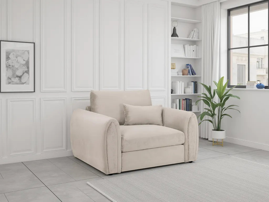 Mirabel Sofa Mocha Armchair