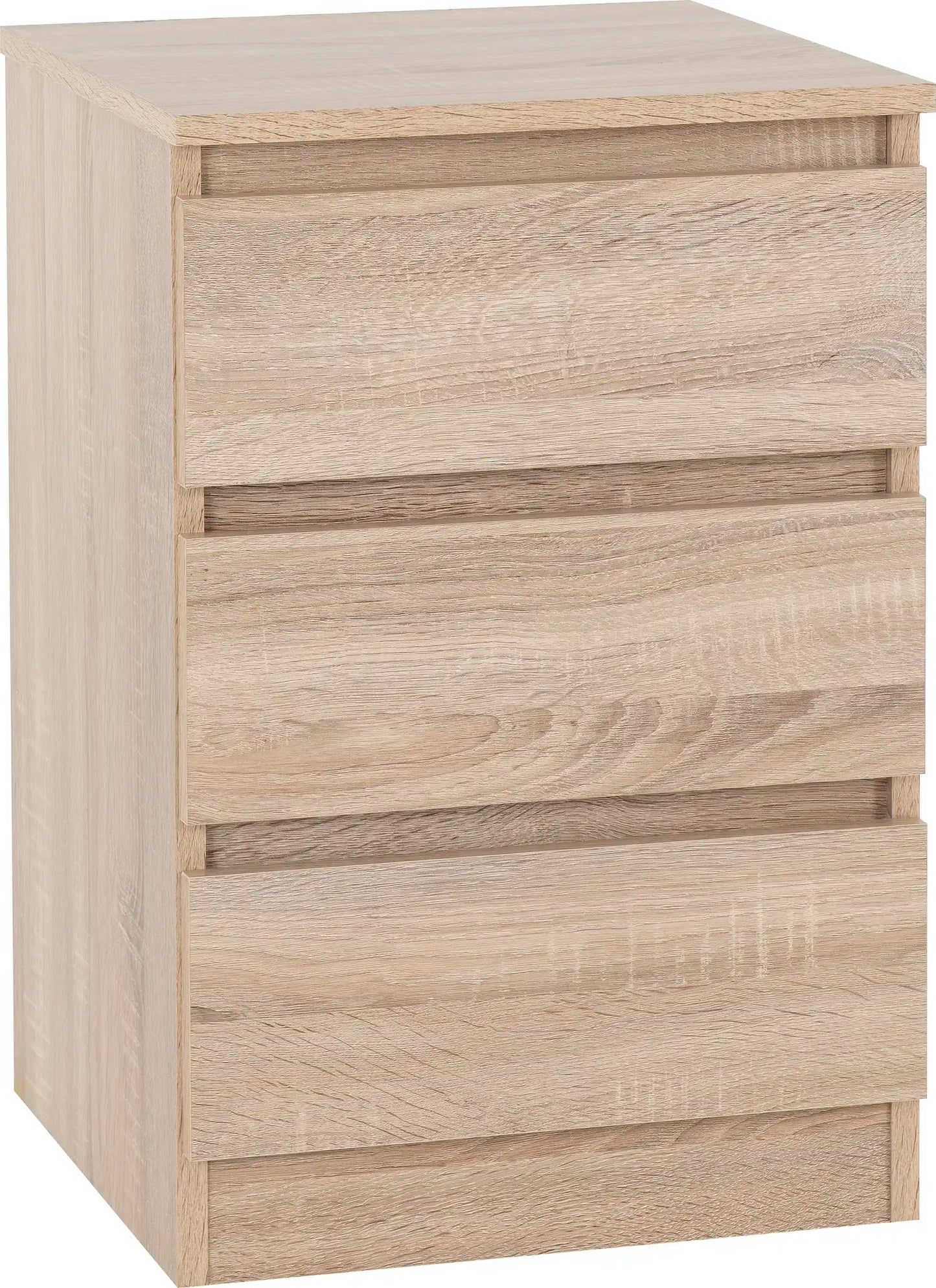 Malvern 3 Drawer Bedside Sonoma Oak Effect 2020  01