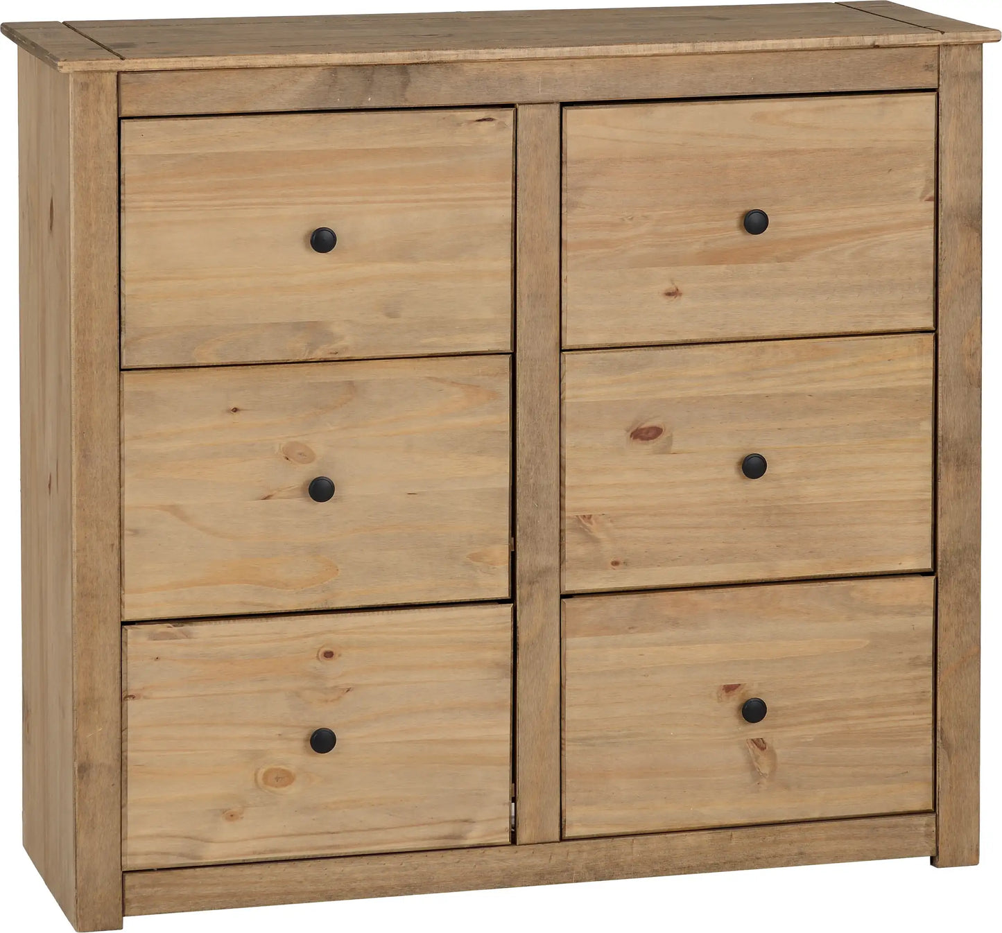 Panama 6 Drawer Chest Natural Wax 2019 01