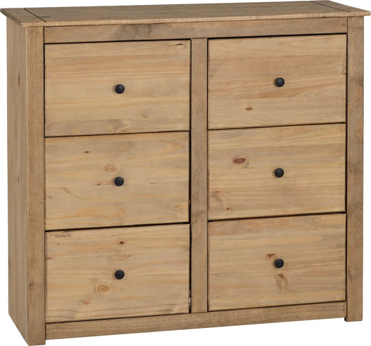 Panama 6 Drawer Chest Natural Wax 2019 01