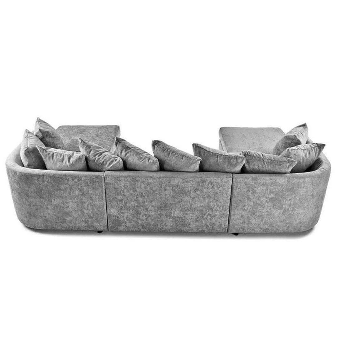 Bishop U-Shape Sofa Scatter Back – Silver