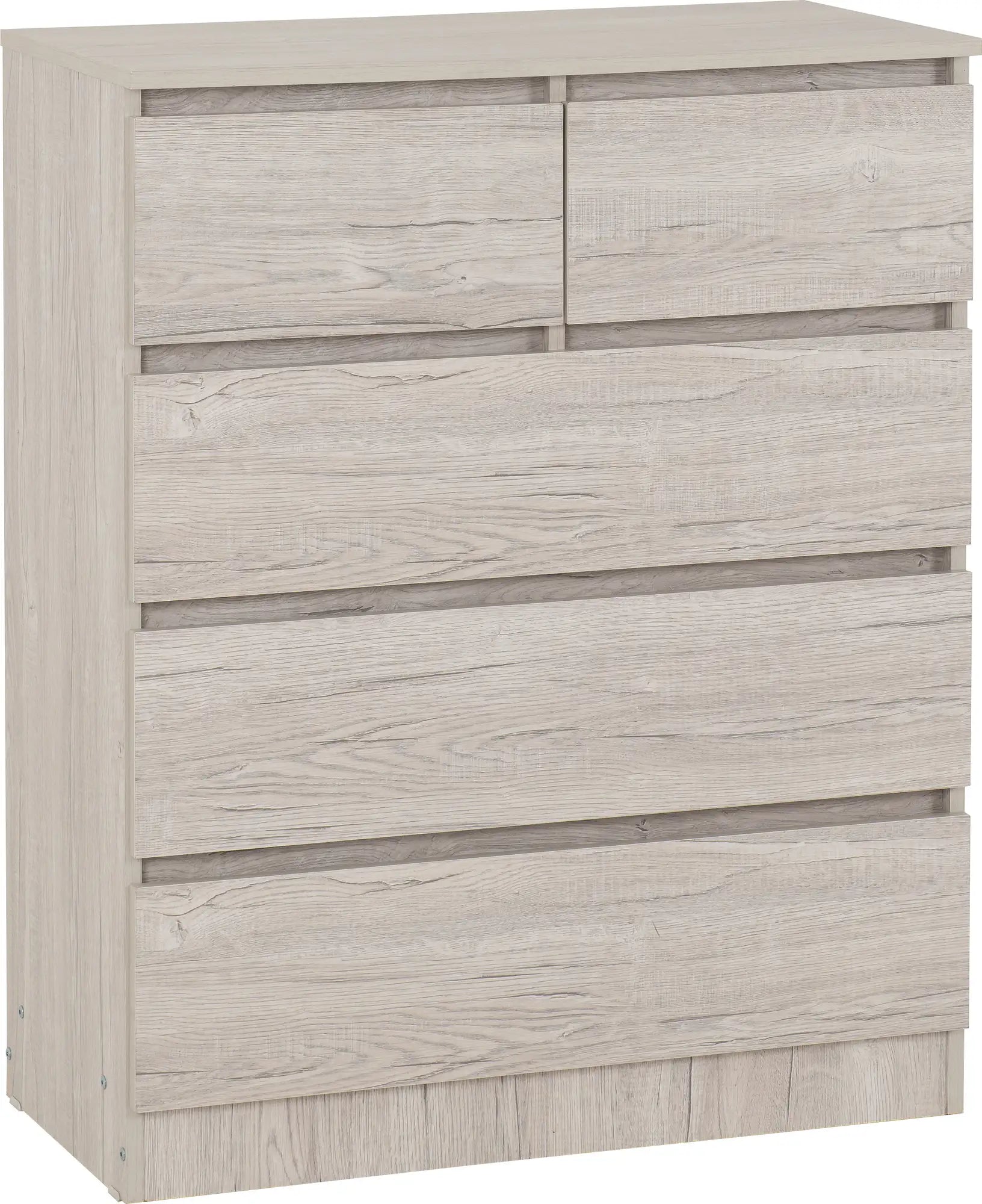 Malvern 3+2 Drawer Chest   Urban Snow 2024  01