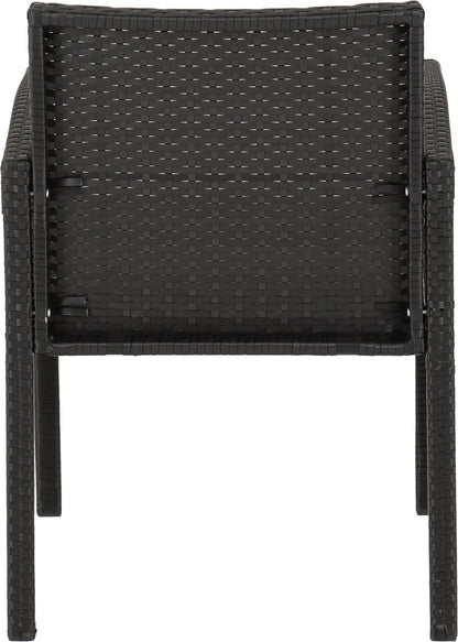 Cedar 4Pc Garden Set   Black Rattangrey Fabricblack Glass 2024  11