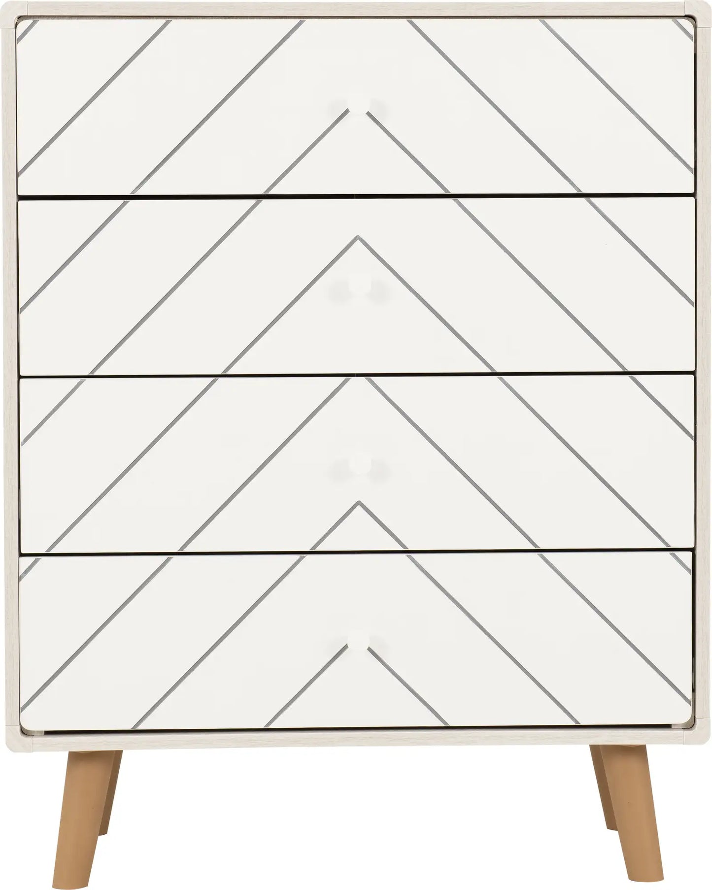Dixie 4 Drawer Chest   Dusty Greywhite 2024  03