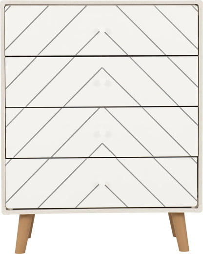 Dixie 4 Drawer Chest   Dusty Greywhite 2024  03