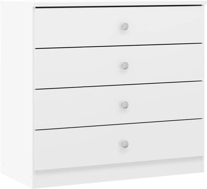 Denver 4 Drawer Chest   White Gloss 2024  F01
