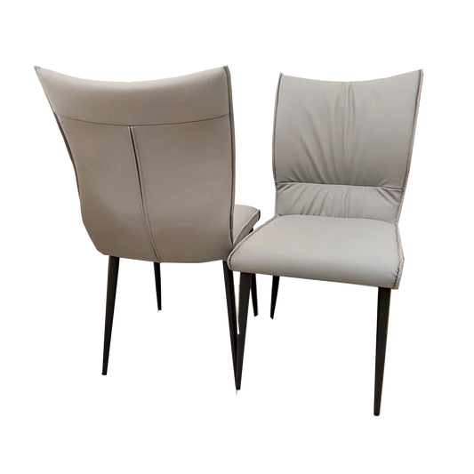 Flora Leather Dining Chair – (Set of 2)