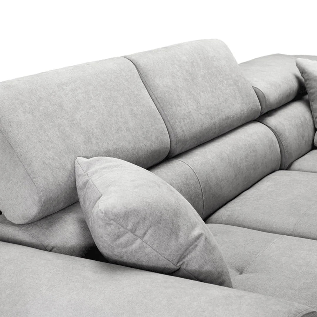 Anton Sofabed Corner Sofa Bed With Storage Box – Grey