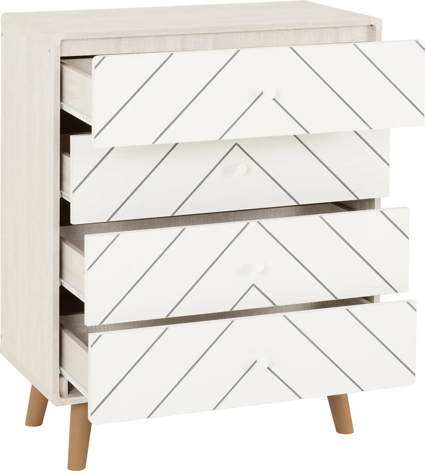 Dixie 4 Drawer Chest   Dusty Greywhite 2024  02
