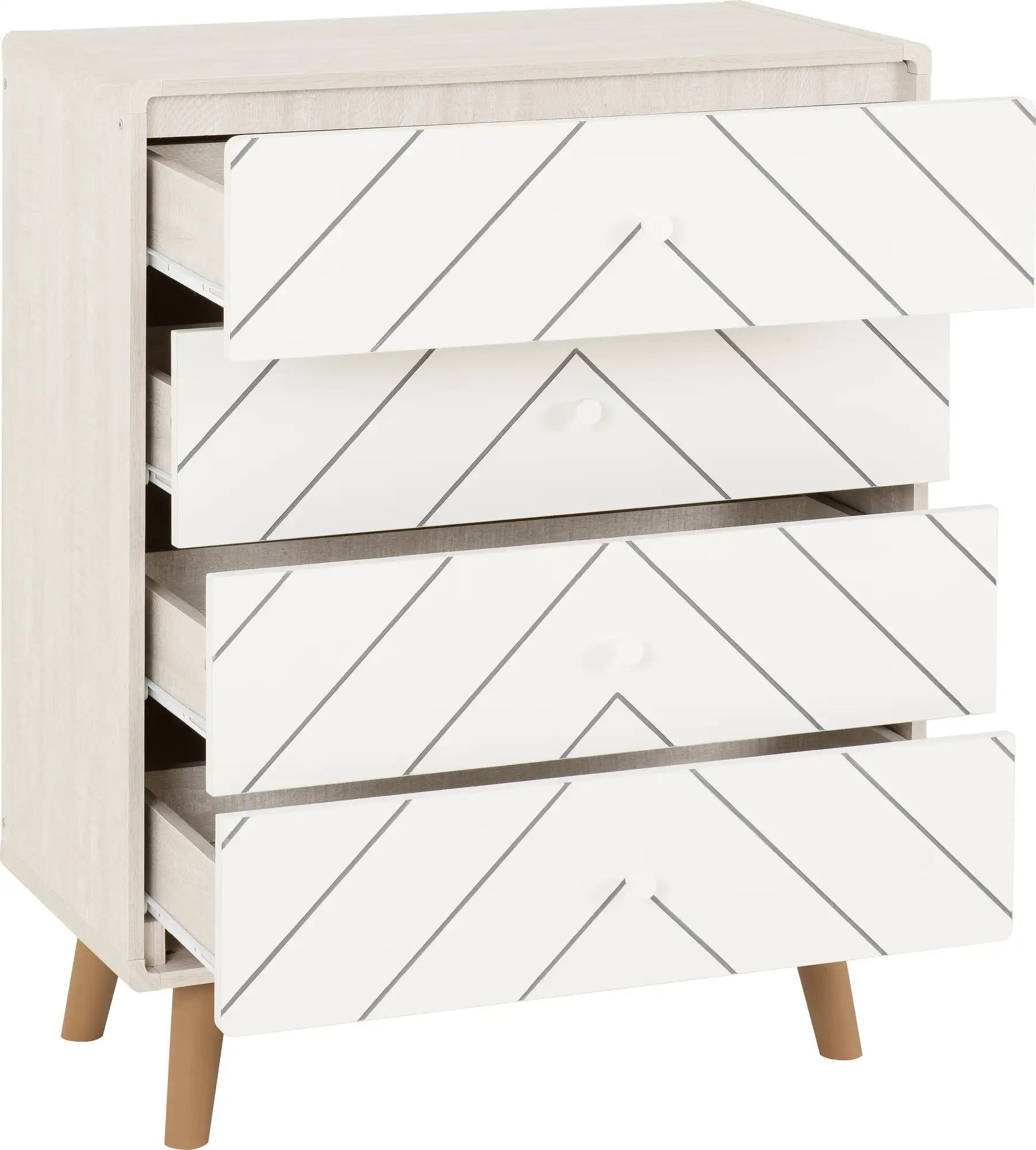 Dixie 4 Drawer Chest   Dusty Greywhite 2024  02