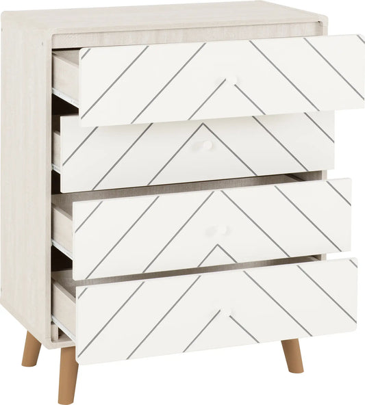 Dixie 4 Drawer Chest   Dusty Greywhite 2024  02
