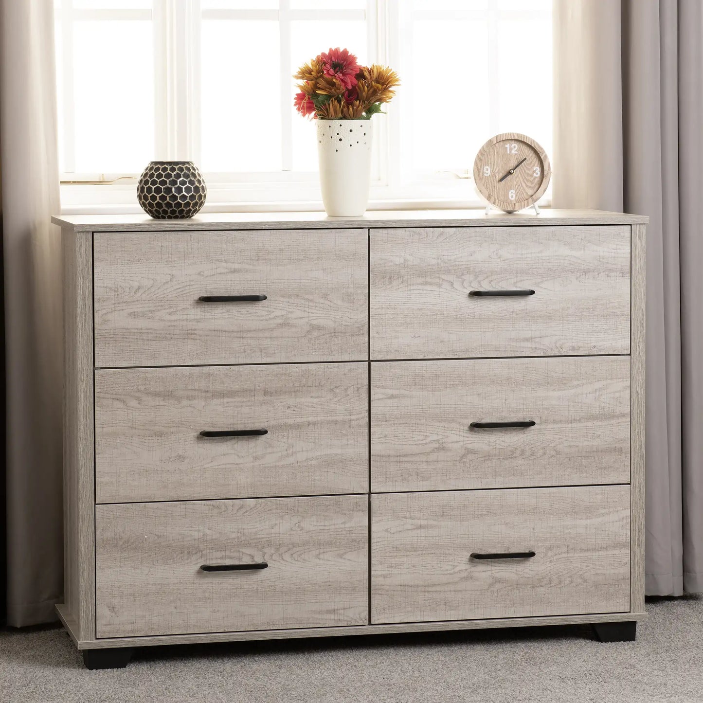 Oliver 6 Drawer Chest   Light Oak Effect 2023  07