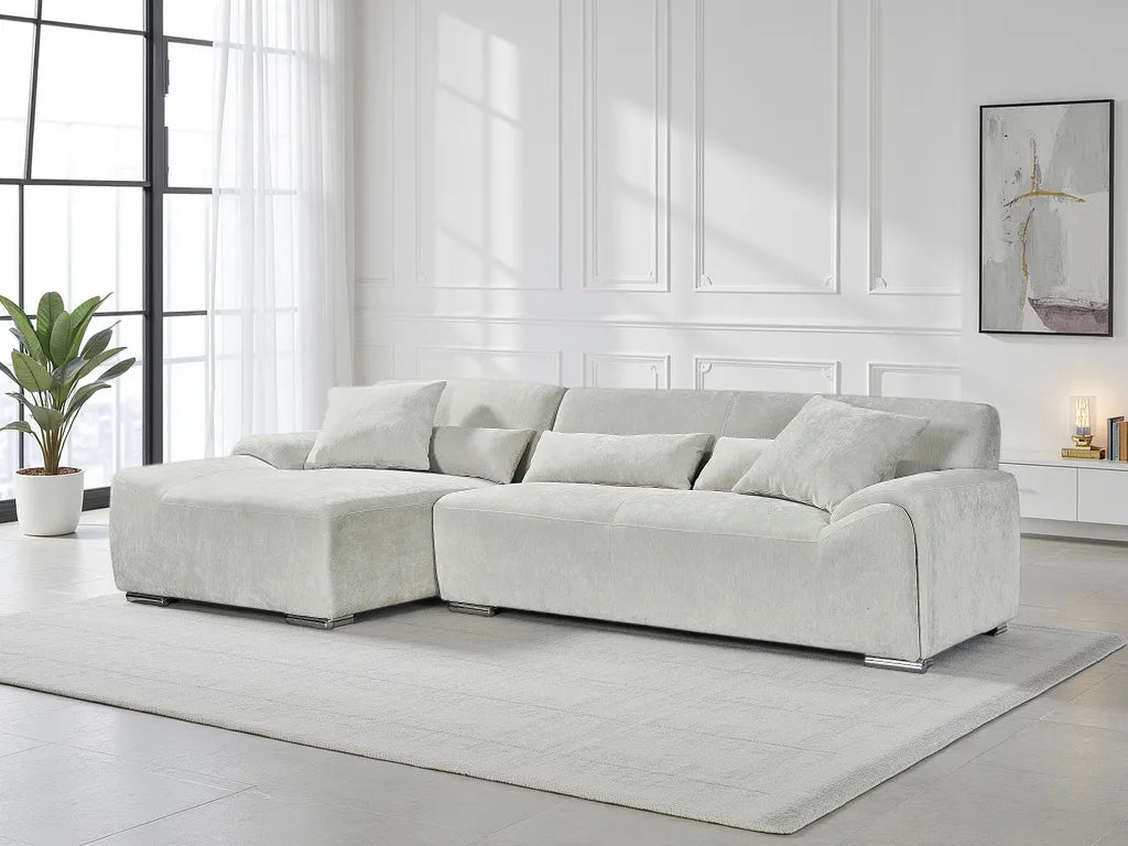 Modena Corner Sofa – Beige (Left or Right Hand Facing)