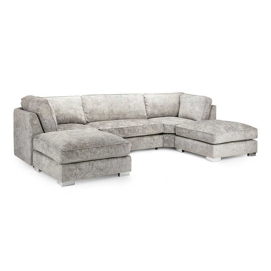 Bishop Fullback U Shape Sofa - Truffle