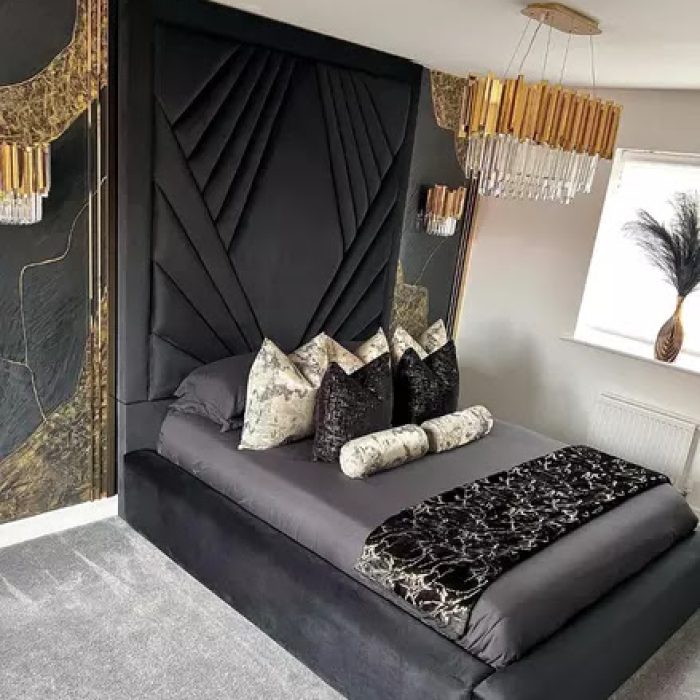 Royal Black Bed